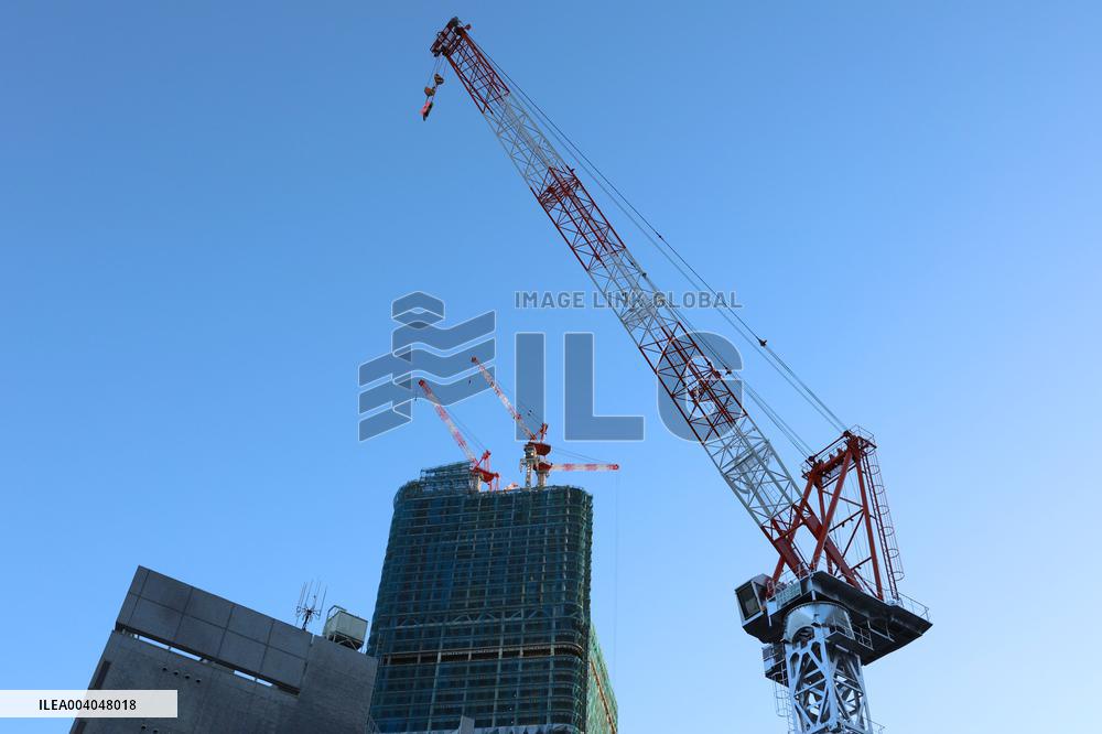 Construction site Image of crane