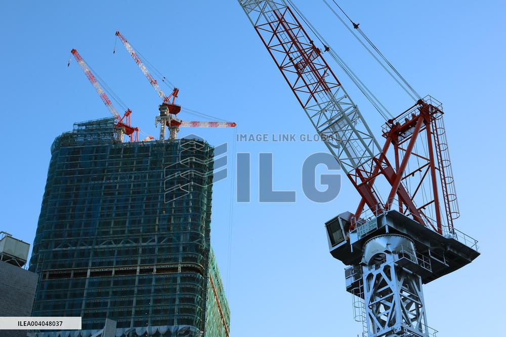 Construction site Image of crane
