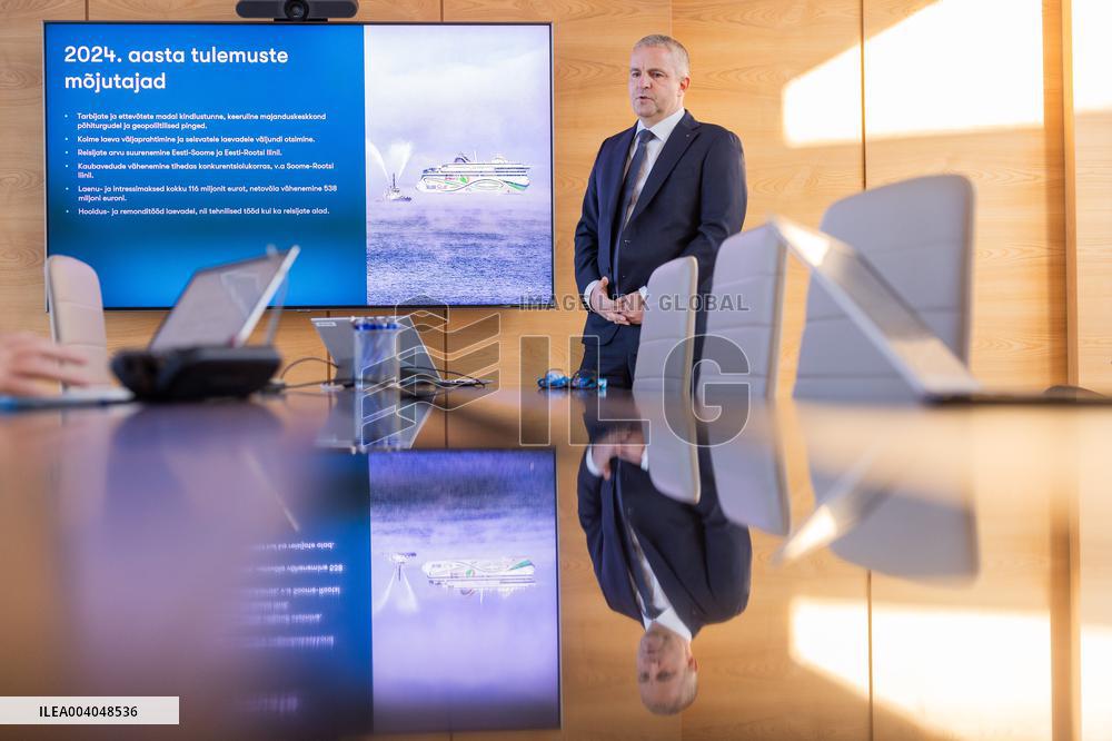 Paavo NÃµgene, CEO of Estonian shipping line Tallink Grupp