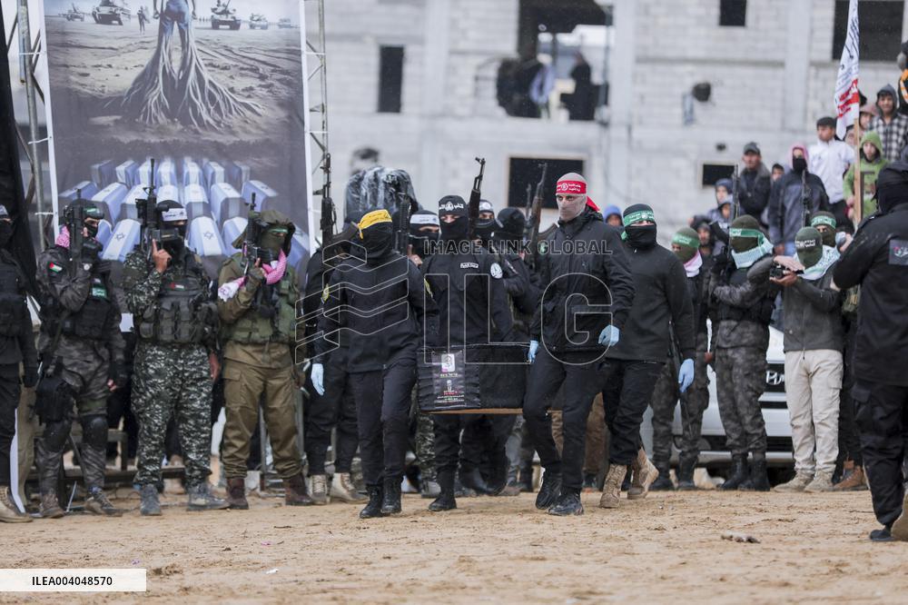 Hamas Releases The Bodies Of Four Israeli Hostages