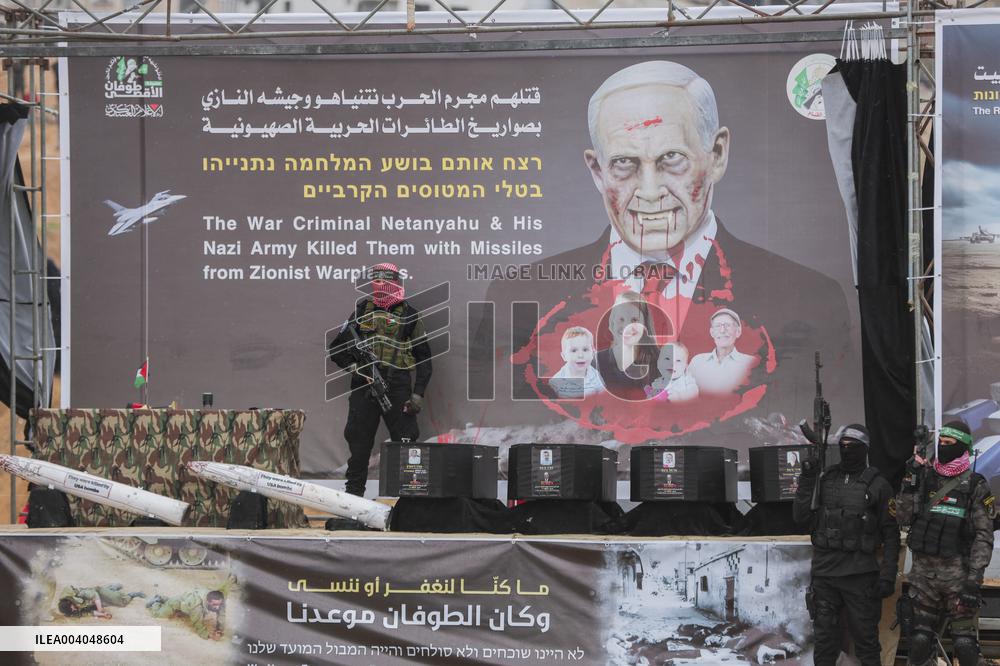 Hamas Releases The Bodies Of Four Israeli Hostages