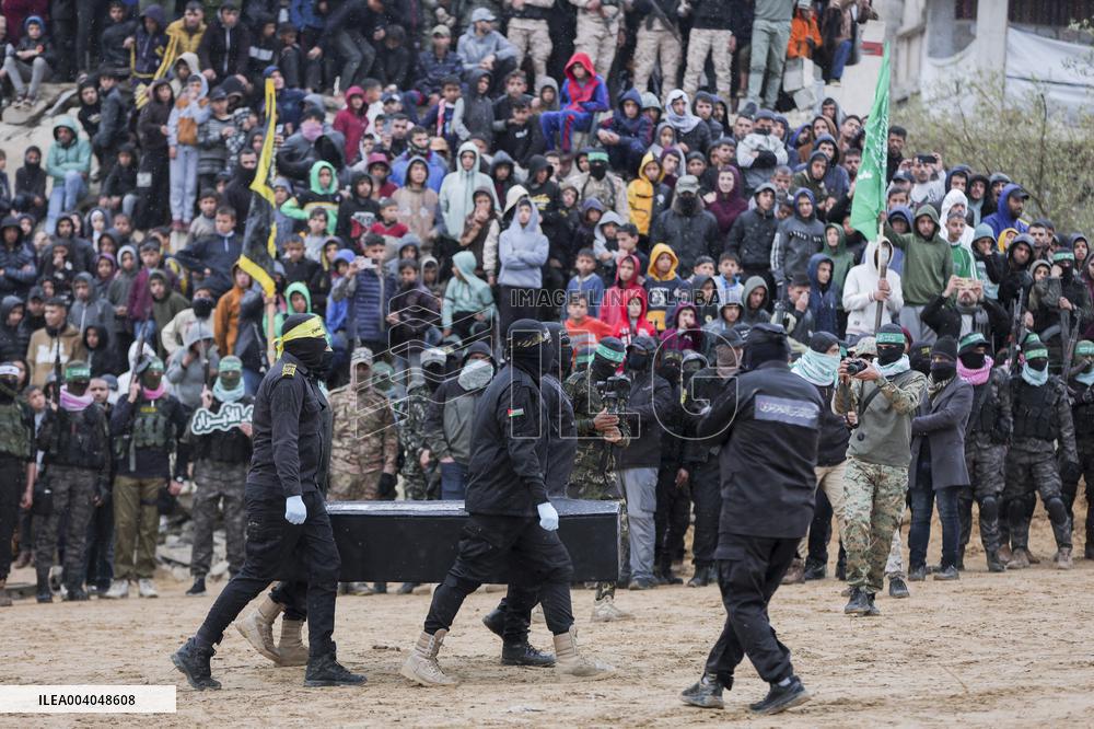 Hamas Releases The Bodies Of Four Israeli Hostages