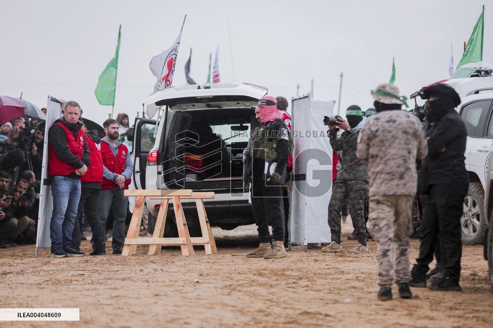 Hamas Releases The Bodies Of Four Israeli Hostages