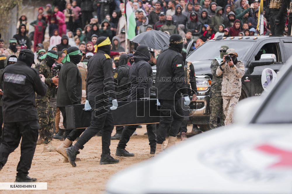 Hamas Releases The Bodies Of Four Israeli Hostages