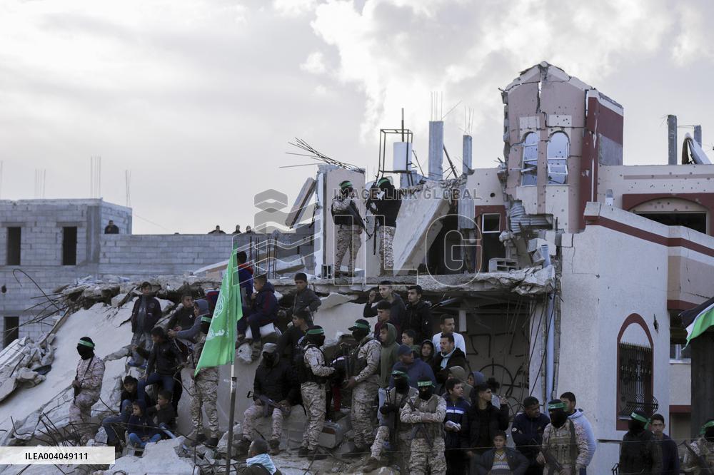 Hamas Releases the Bodies of Four Israeli Hostages - Gaza