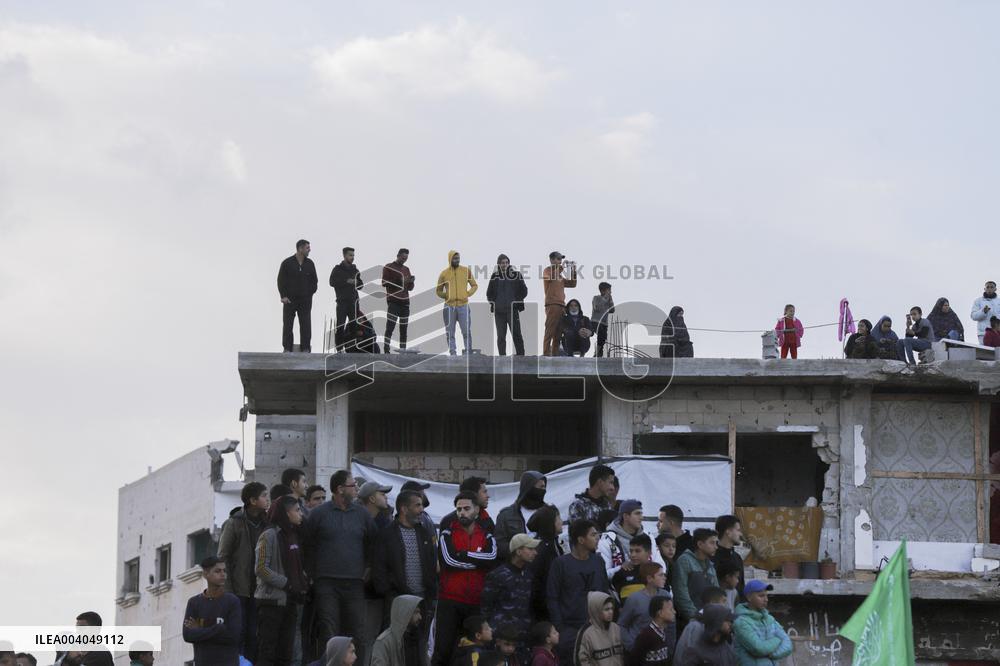 Hamas Releases the Bodies of Four Israeli Hostages - Gaza