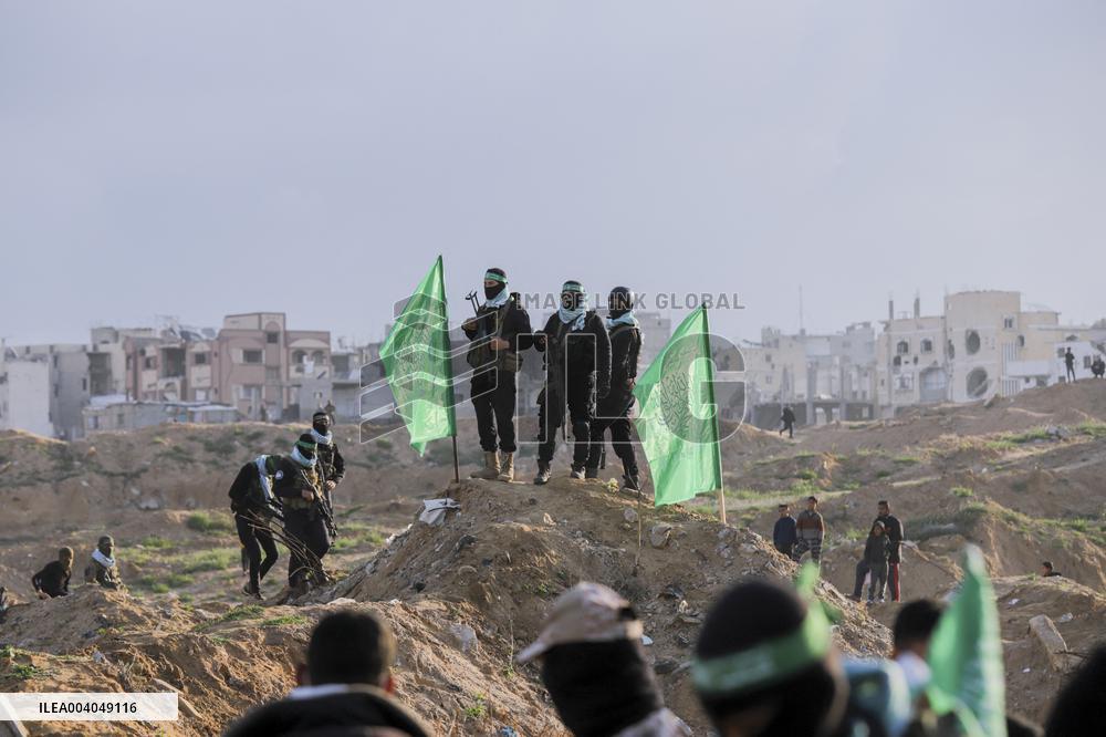 Hamas Releases the Bodies of Four Israeli Hostages - Gaza