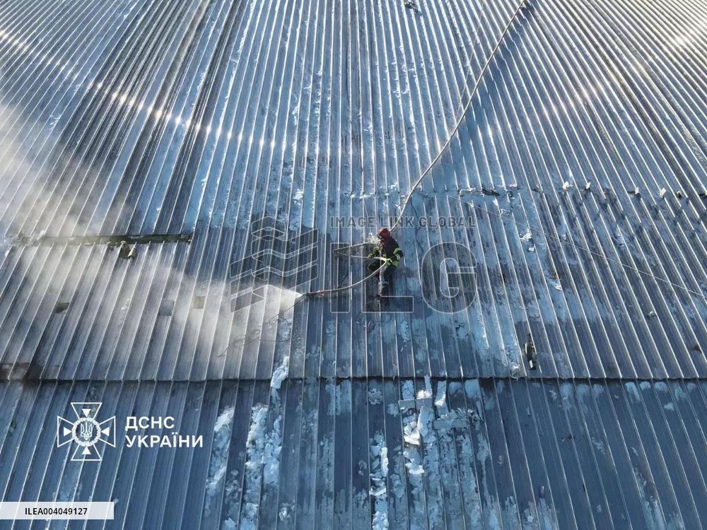 Chernobyl Nuclear Power Plant Repair Work in Progress