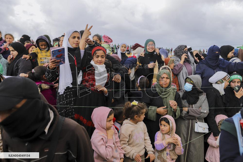 Hamas Releases the Bodies of Four Israeli Hostages - Gaza