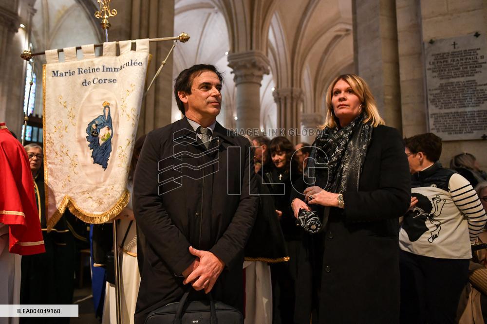A Mass for Corsica at Notre Dame De Paris