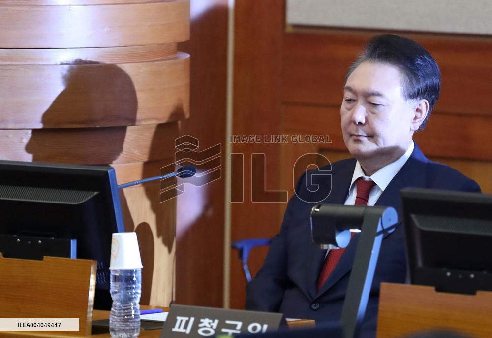 Yoon at His Impeachment Trial - Seoul