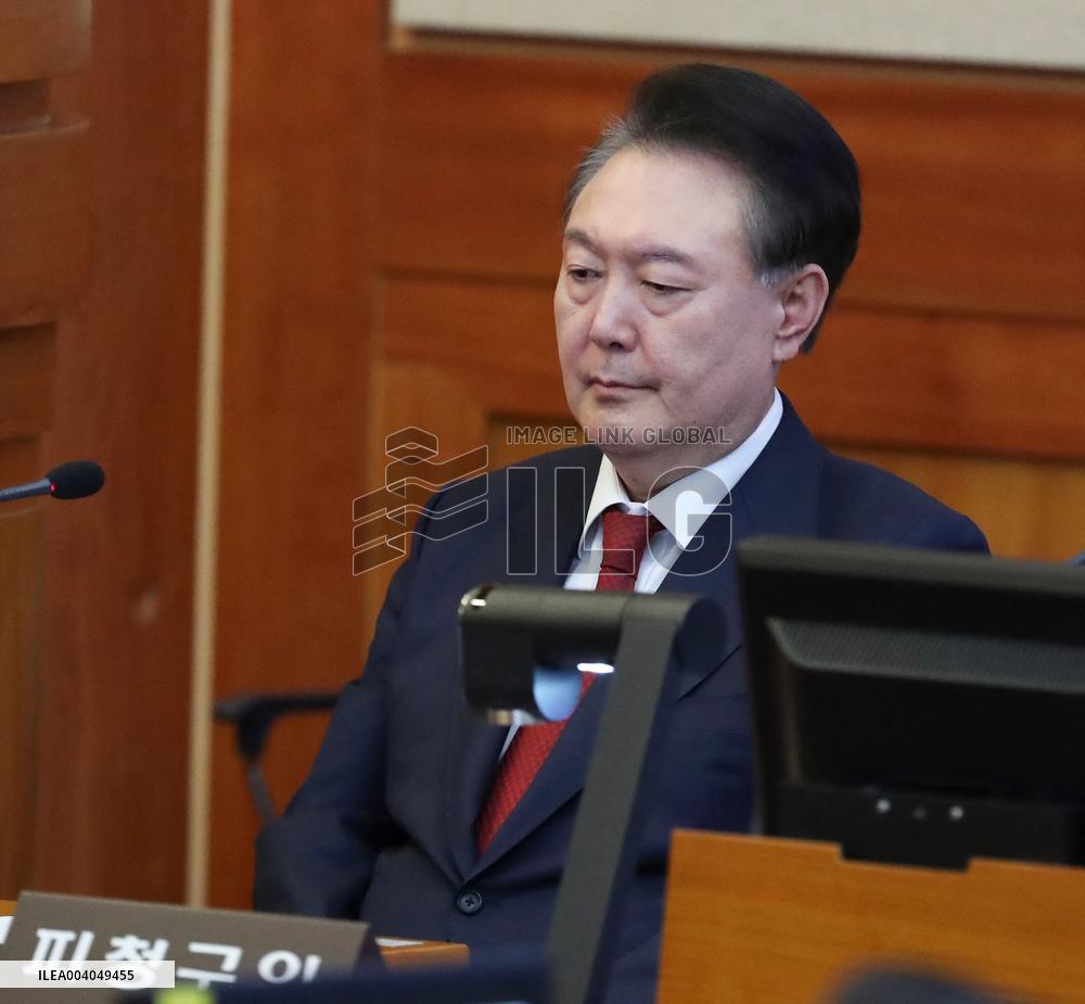 Yoon at His Impeachment Trial - Seoul