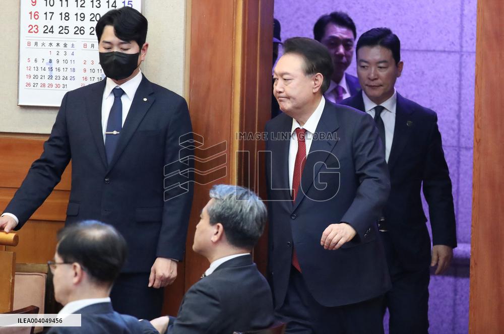 Yoon at His Impeachment Trial - Seoul