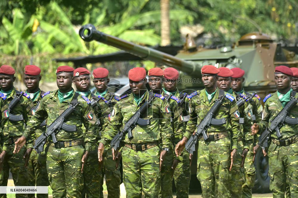 Official Handover of French Military Base Control - Abidjan