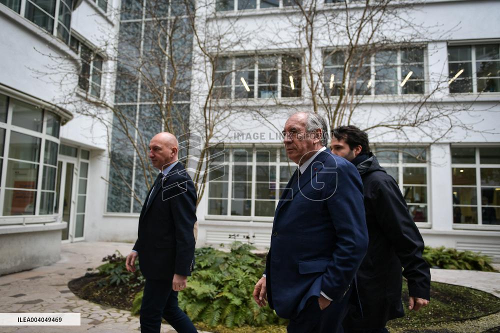 Presser after a meeting of French government officials in Paris - FA