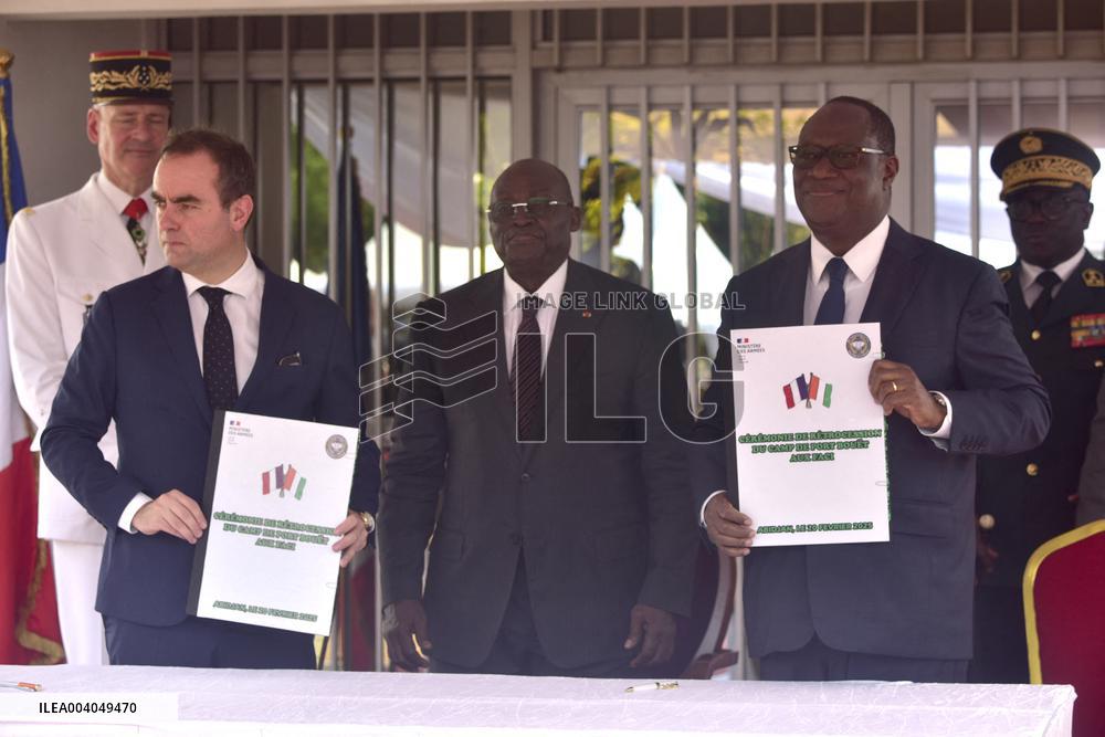 Official Handover of French Military Base Control - Abidjan