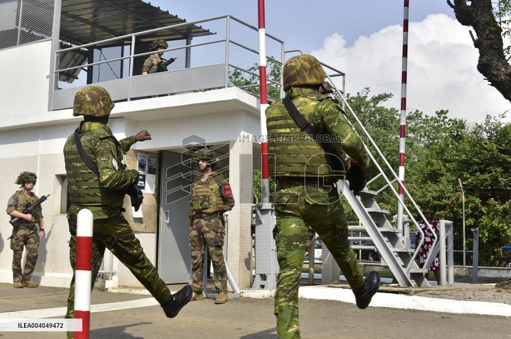 Official Handover of French Military Base Control - Abidjan