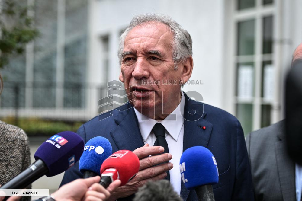Presser after a meeting of French government officials in Paris - FA