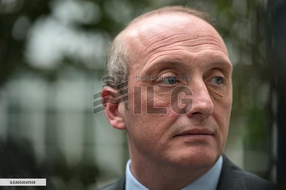 Presser after a meeting of French government officials in Paris - FA