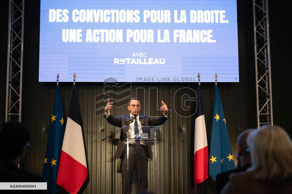 Public Meeting of Bruno Retailleau - Valence