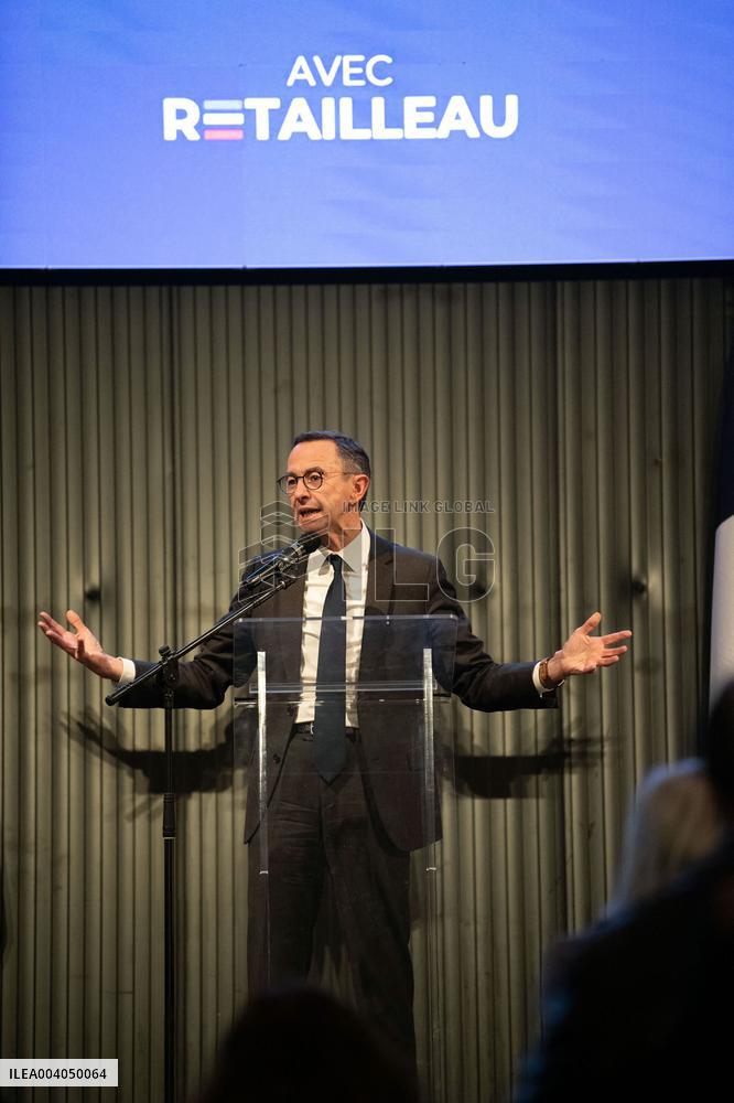 Public Meeting of Bruno Retailleau - Valence