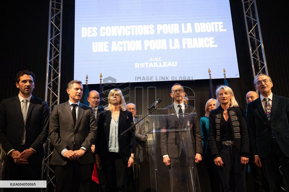 Public Meeting of Bruno Retailleau - Valence