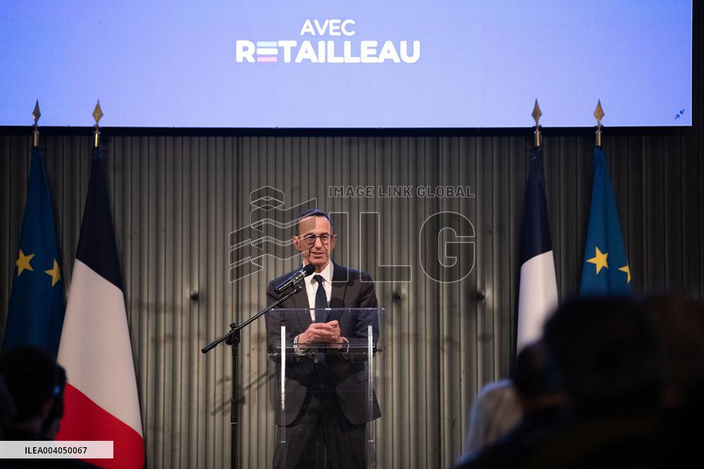 Public Meeting of Bruno Retailleau - Valence