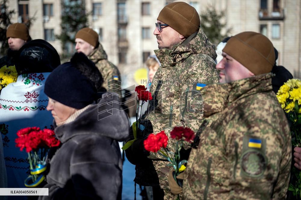 Kyiv pays tribute to Heavenly Hundred Heroes