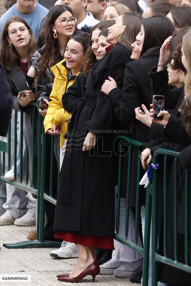 Queen Letizia Attends The 31st Cinema Week Of Tudela - Spain