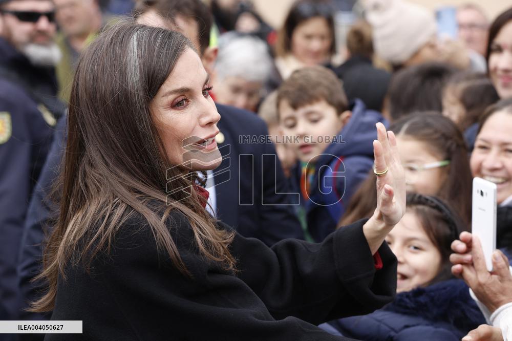 Queen Letizia Attends The 31st Cinema Week Of Tudela - Spain