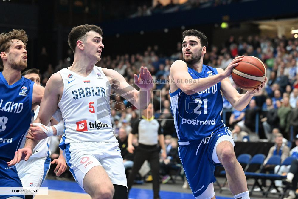 EuroBasket 2025 Qualifiers Finland vs Serbia