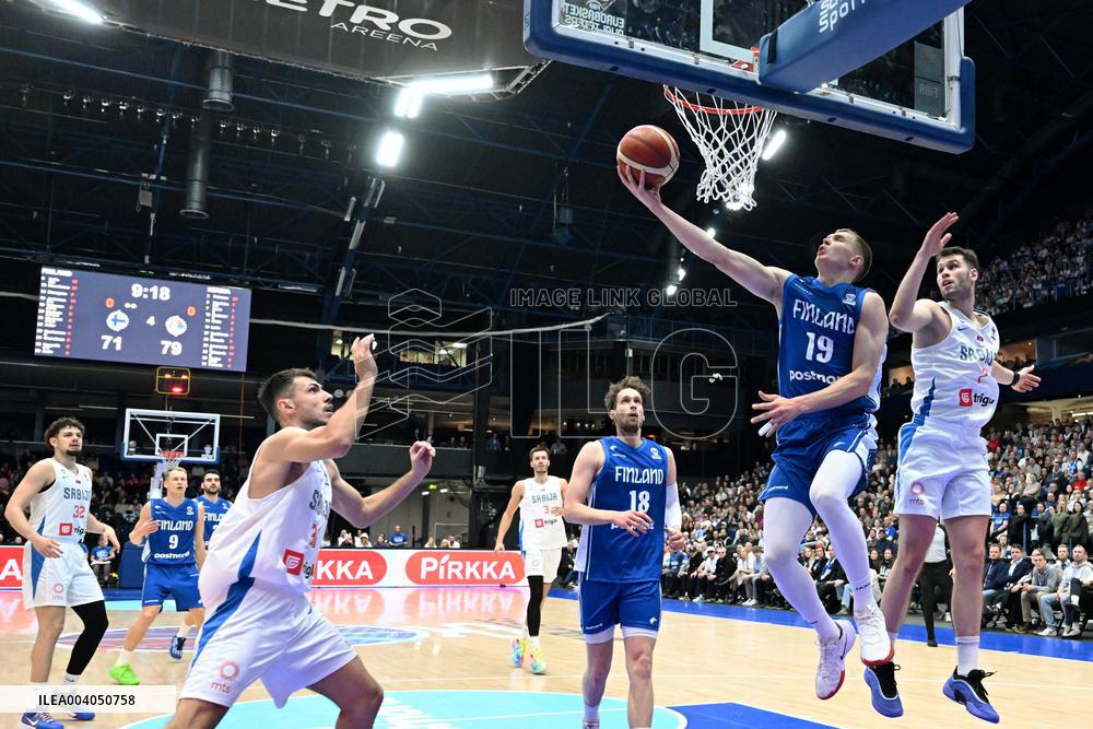 EuroBasket 2025 Qualifiers Finland vs Serbia