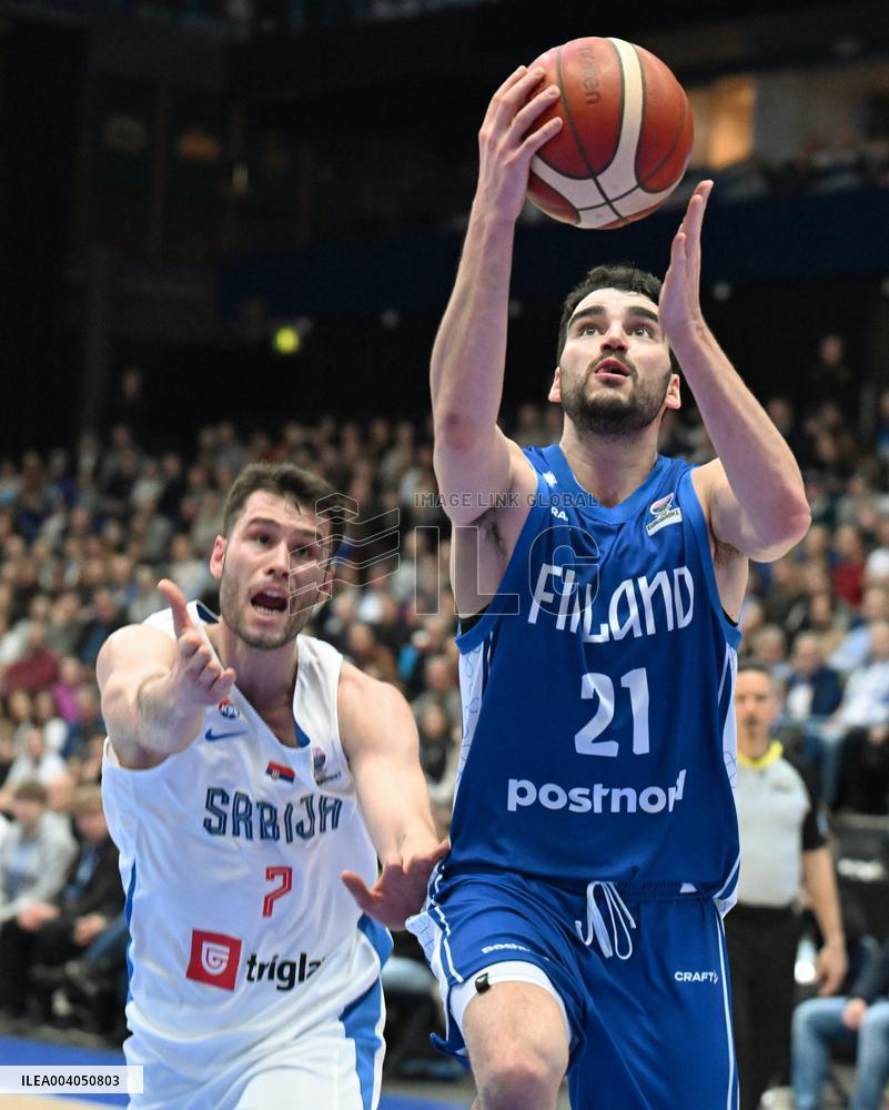 EuroBasket 2025 Qualifiers Finland vs Serbia