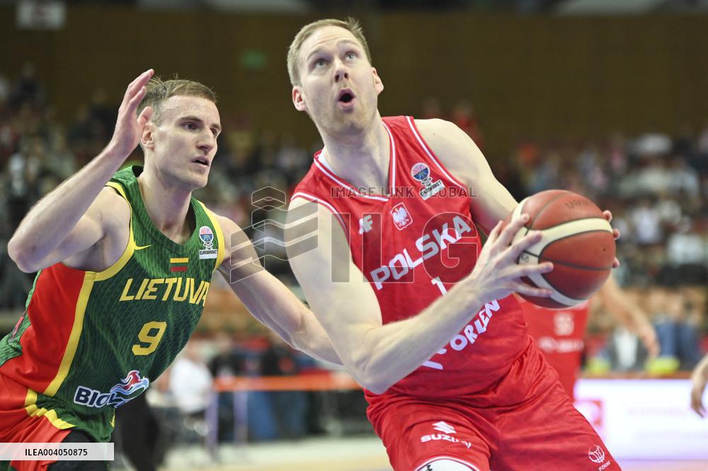 BASKET - Basket Internazionali - FIBA EuroBasket 2025 Qualifiers - Poland vs Lithuania
