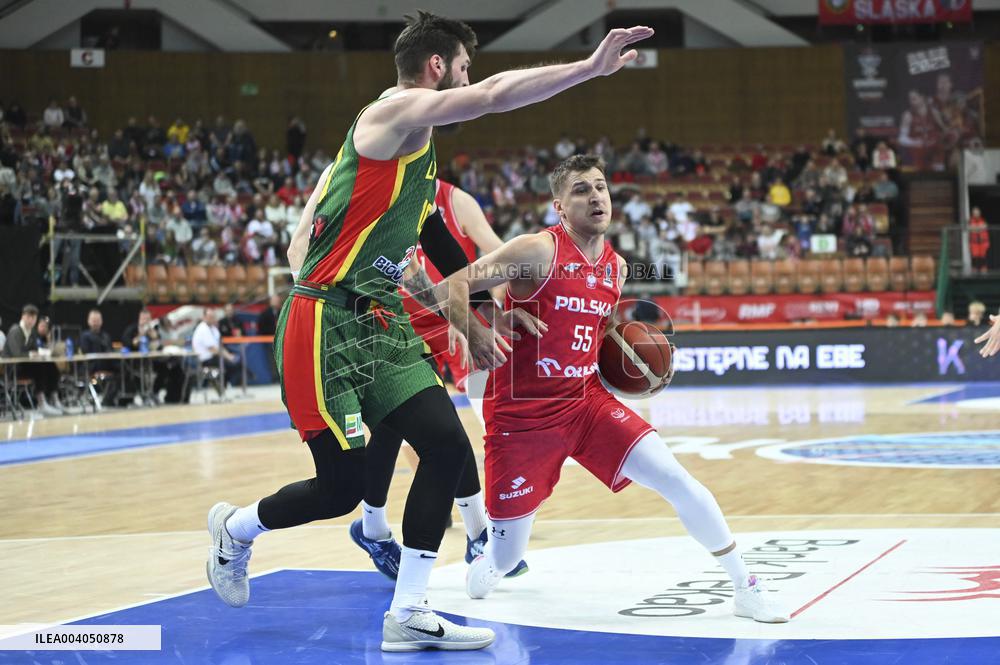 BASKET - Basket Internazionali - FIBA EuroBasket 2025 Qualifiers - Poland vs Lithuania