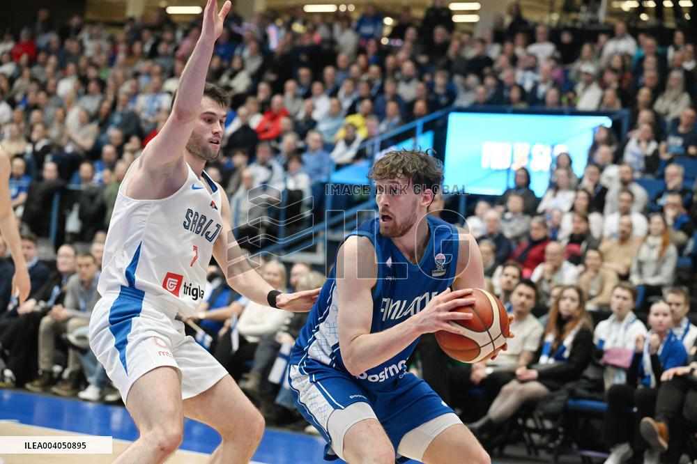 EuroBasket 2025 Qualifiers Finland vs Serbia