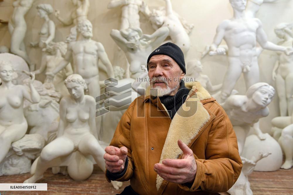 Interview of Ukrainian sculptor Anatolii Kushch
