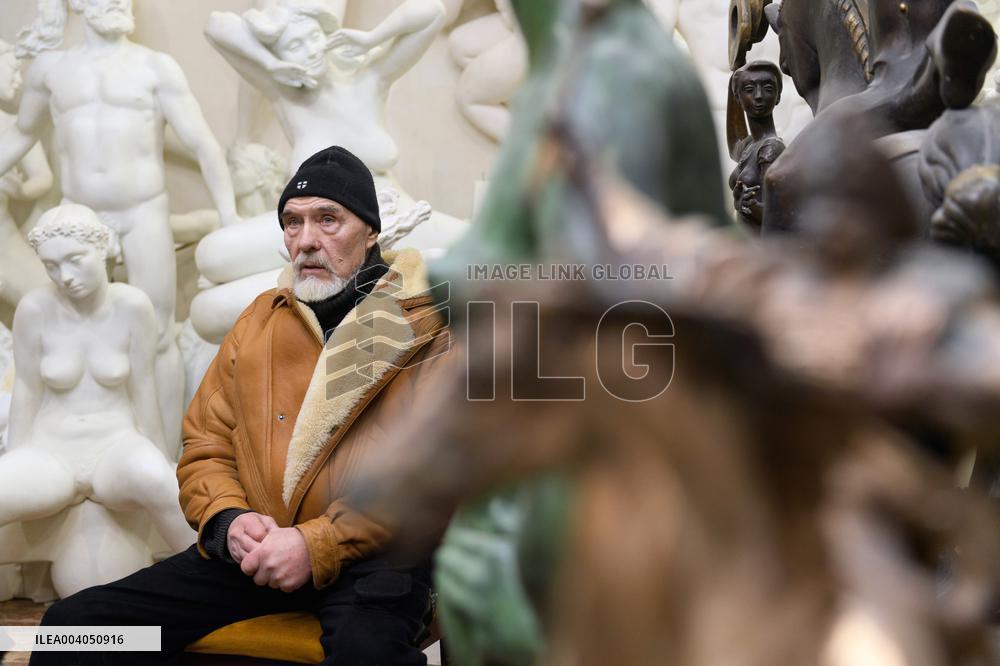 Interview of Ukrainian sculptor Anatolii Kushch