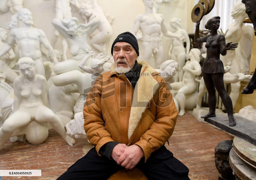 Interview of Ukrainian sculptor Anatolii Kushch