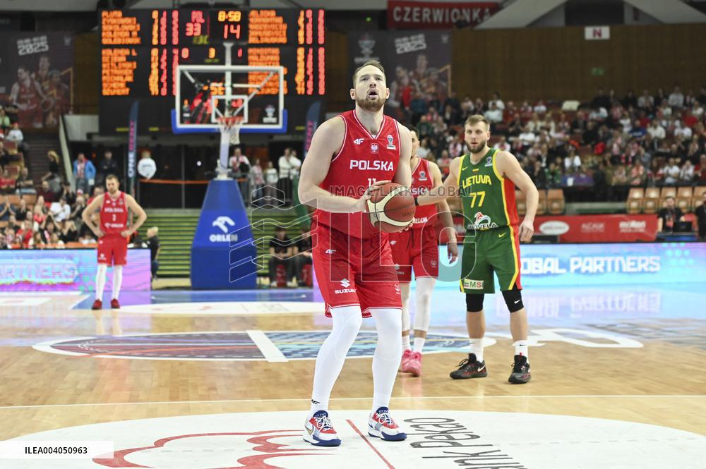 BASKET - Basket Internazionali - FIBA EuroBasket 2025 Qualifiers - Poland vs Lithuania