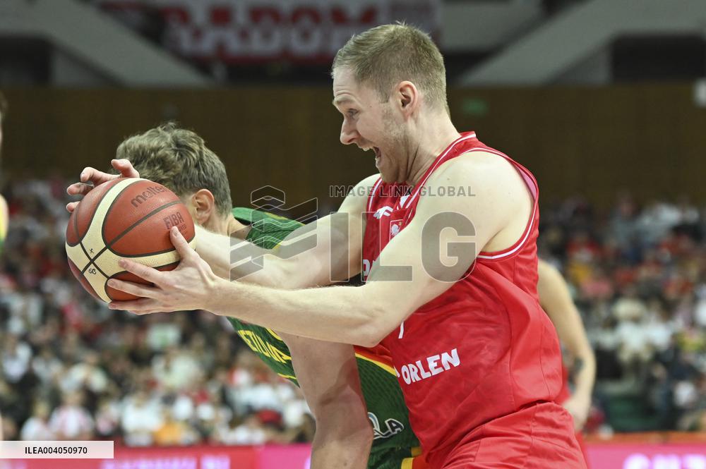 BASKET - Basket Internazionali - FIBA EuroBasket 2025 Qualifiers - Poland vs Lithuania