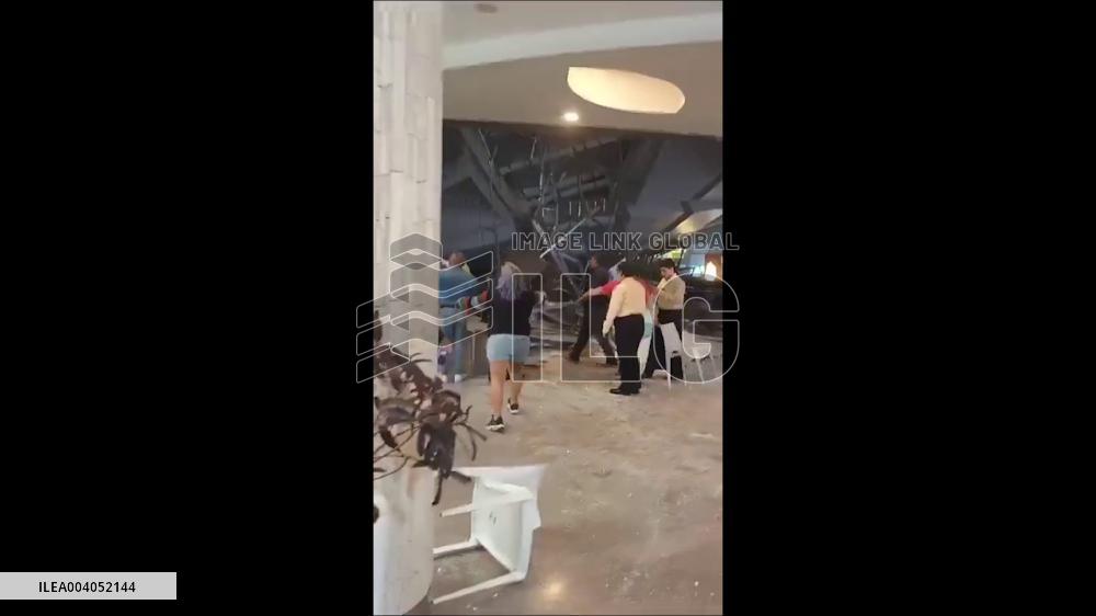 Peru: Roof Collapses At Shopping Mall In Trujillo, Dozens Trapped