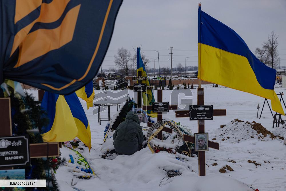The Alley of Glory at the 18th Kharkiv Cemetery