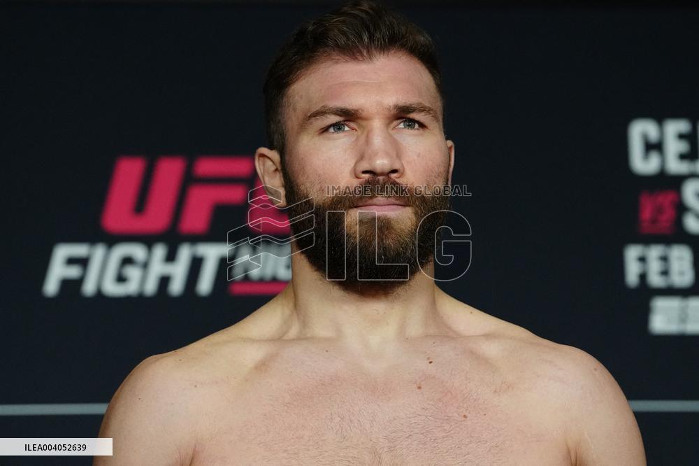 Official Weigh-Ins At UFC Fight Night Cejudo vs Song - USA