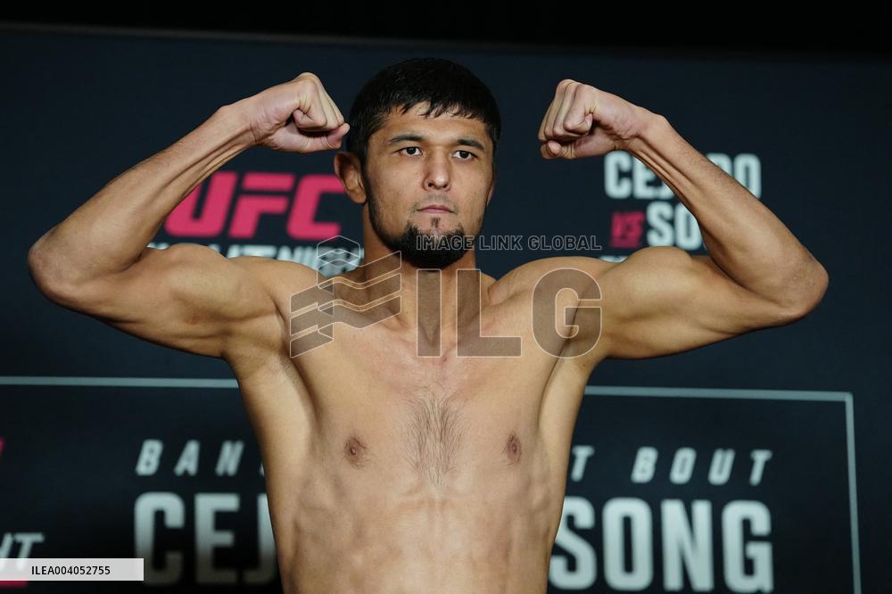 Official Weigh-Ins At UFC Fight Night Cejudo vs Song - USA