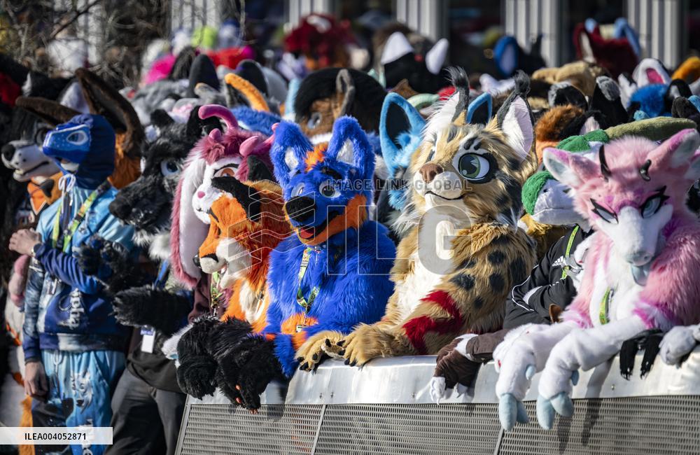FURRIES ON PARADE THROUGH MALMÖ