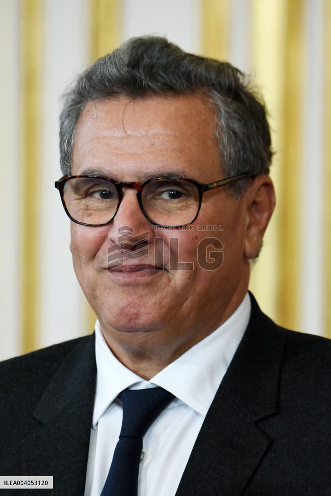 Bayrou Welcomes Maroccan PM Akhannouch - Paris