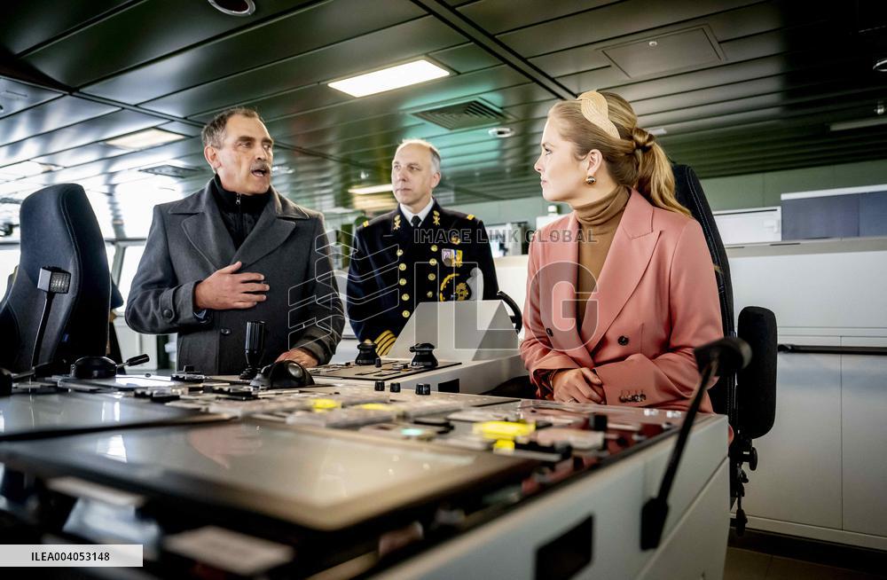 First Official Solo Job Of Princess Amalia - Netherlands