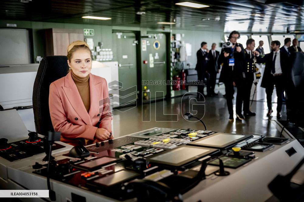 First Official Solo Job Of Princess Amalia - Netherlands