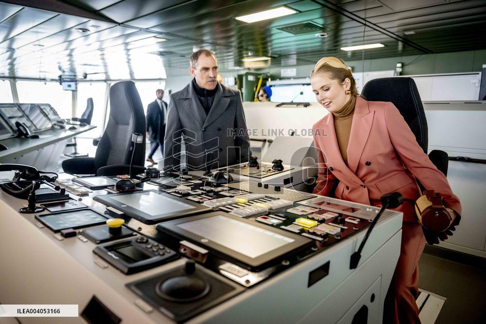 First Official Solo Job Of Princess Amalia - Netherlands